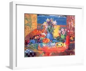 The Balcony Table-Peter Graham-Framed Giclee Print