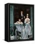 The Balcony-Edouard Manet-Framed Stretched Canvas