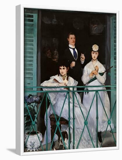 The Balcony-Edouard Manet-Framed Art Print