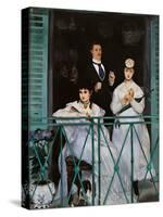 The Balcony-Edouard Manet-Stretched Canvas
