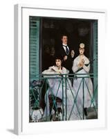 The Balcony-Edouard Manet-Framed Art Print