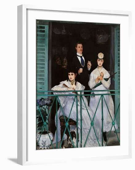 The Balcony-Edouard Manet-Framed Art Print