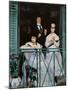 The Balcony-Edouard Manet-Mounted Art Print