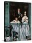 The Balcony-Edouard Manet-Stretched Canvas