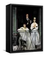 The Balcony-Edouard Manet-Framed Stretched Canvas