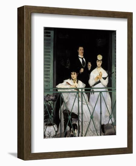 The Balcony-Edouard Manet-Framed Art Print