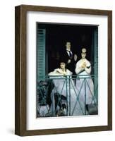 The Balcony-Edouard Manet-Framed Giclee Print