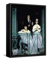 The Balcony-Edouard Manet-Framed Stretched Canvas