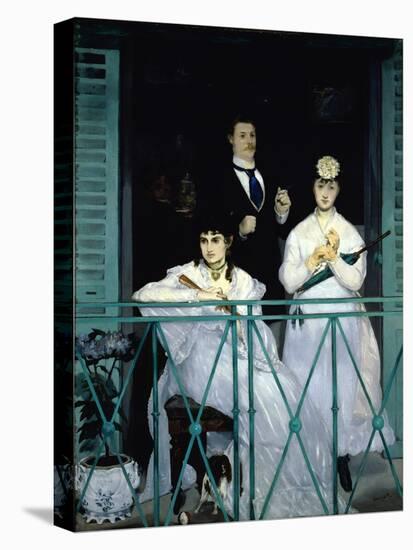 The Balcony-Edouard Manet-Stretched Canvas