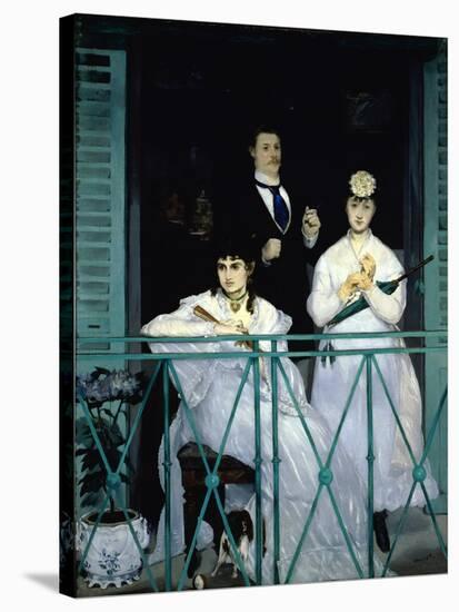 The Balcony-Edouard Manet-Stretched Canvas