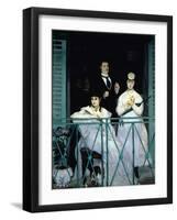 The Balcony-Edouard Manet-Framed Giclee Print