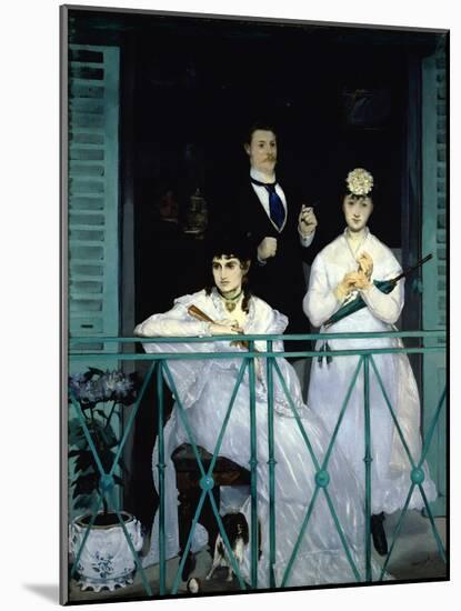 The Balcony-Edouard Manet-Mounted Giclee Print