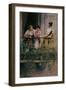 The Balcony-Eugen Von Blaas-Framed Giclee Print