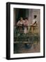 The Balcony-Eugen Von Blaas-Framed Giclee Print