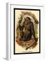 The Bald Chimpanzee-G.r. Waterhouse-Framed Art Print