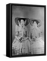 The Baldwin Sisters, C.1853-John Gregory Crace-Framed Stretched Canvas