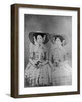 The Baldwin Sisters, C.1853-John Gregory Crace-Framed Photographic Print