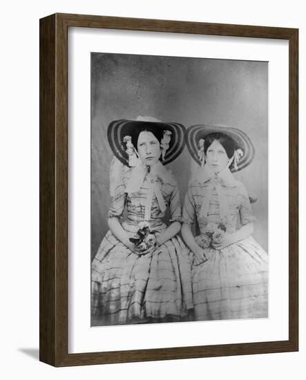 The Baldwin Sisters, C.1853-John Gregory Crace-Framed Photographic Print