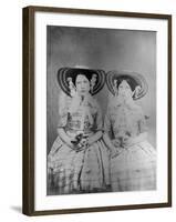 The Baldwin Sisters, C.1853-John Gregory Crace-Framed Photographic Print