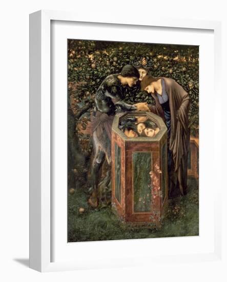 The Baleful Head, Illustration from William Morris' 'The Earthly Paradise'-Edward Burne-Jones-Framed Giclee Print