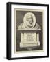 The Balfe Memorial Tablet in Westminster Abbey-null-Framed Giclee Print