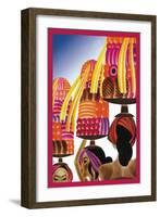 The Balinese Go Templewards-Frank Mcintosh-Framed Art Print