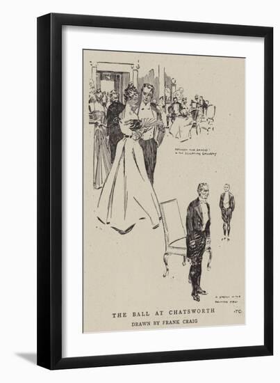 The Ball at Chatsworth-Frank Craig-Framed Giclee Print