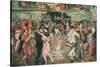 The Ball at the Moulin Rouge-Marcel Leprin-Stretched Canvas