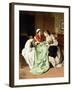 The Ball Gown, 1860-Jules Trayer-Framed Giclee Print