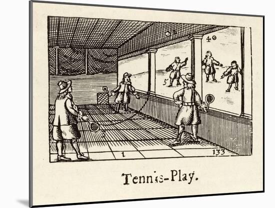 The Ball is Played Against a Side Wall-Comenius Orbis-Mounted Art Print