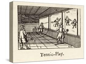 The Ball is Played Against a Side Wall-Comenius Orbis-Stretched Canvas