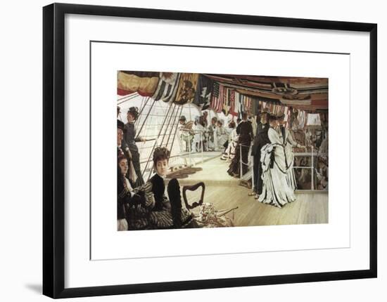 The Ball on Shipboard, c.1874-James Tissot-Framed Premium Giclee Print