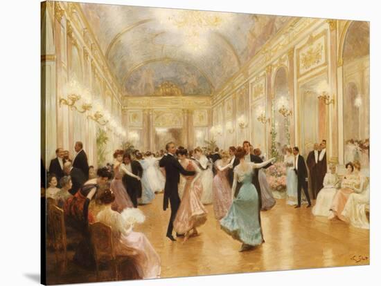The Ball-Victor Gabriel Gilbert-Stretched Canvas