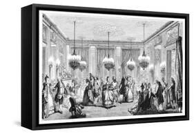 The Ball-Augustin De Saint-aubin-Framed Stretched Canvas