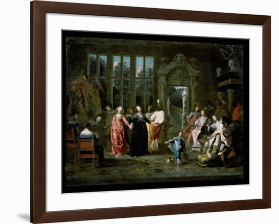 The Ball-Hieronymus Janssens-Framed Giclee Print