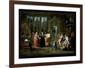 The Ball-Hieronymus Janssens-Framed Giclee Print