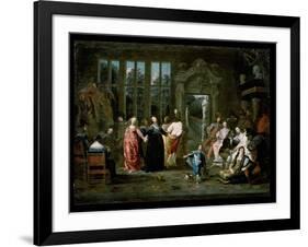 The Ball-Hieronymus Janssens-Framed Giclee Print