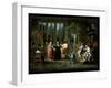 The Ball-Hieronymus Janssens-Framed Giclee Print