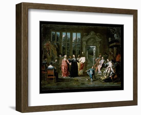 The Ball-Hieronymus Janssens-Framed Giclee Print