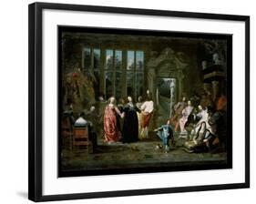 The Ball-Hieronymus Janssens-Framed Giclee Print