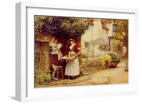 The Ballad Seller, 1902-Robert Walker Macbeth-Framed Giclee Print