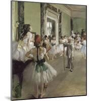 The Ballet Class, 1871-1874-Edgar Degas-Mounted Premium Giclee Print