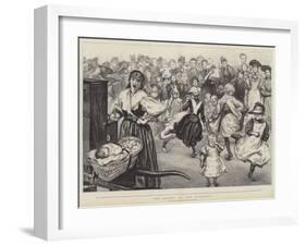 The Ballet of the Pavement-null-Framed Giclee Print