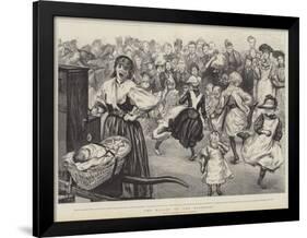 The Ballet of the Pavement-null-Framed Giclee Print