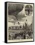 The Balloon at the Royal Naval Exhibition-Charles Joseph Staniland-Framed Stretched Canvas
