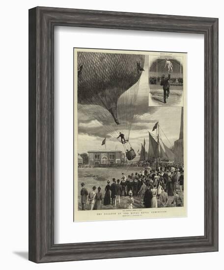 The Balloon at the Royal Naval Exhibition-Charles Joseph Staniland-Framed Giclee Print