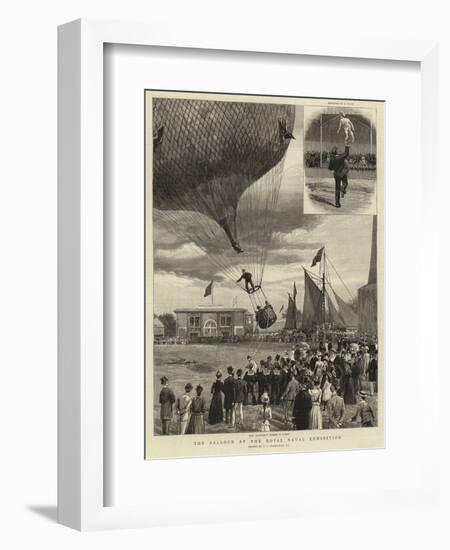 The Balloon at the Royal Naval Exhibition-Charles Joseph Staniland-Framed Giclee Print