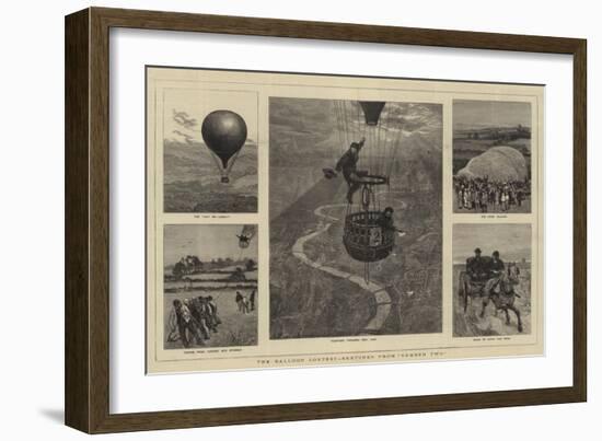 The Balloon Contest, Sketches from Number Two-William Lionel Wyllie-Framed Giclee Print