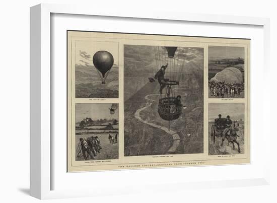 The Balloon Contest, Sketches from Number Two-William Lionel Wyllie-Framed Giclee Print