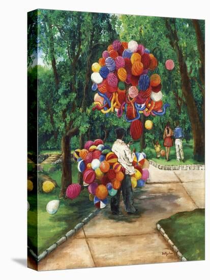The Balloon Man-Betty Lou-Stretched Canvas